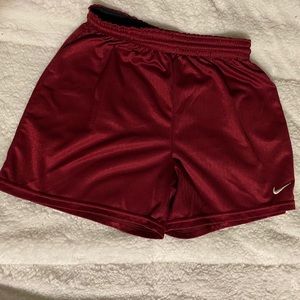Women’s maroon Nike shorts